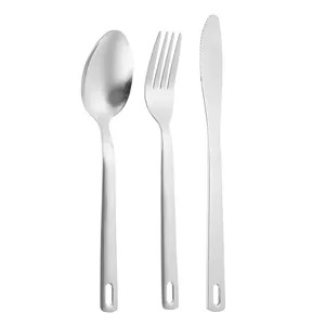 قاشق و چنگال و چاقوی سفری مدل aj-123