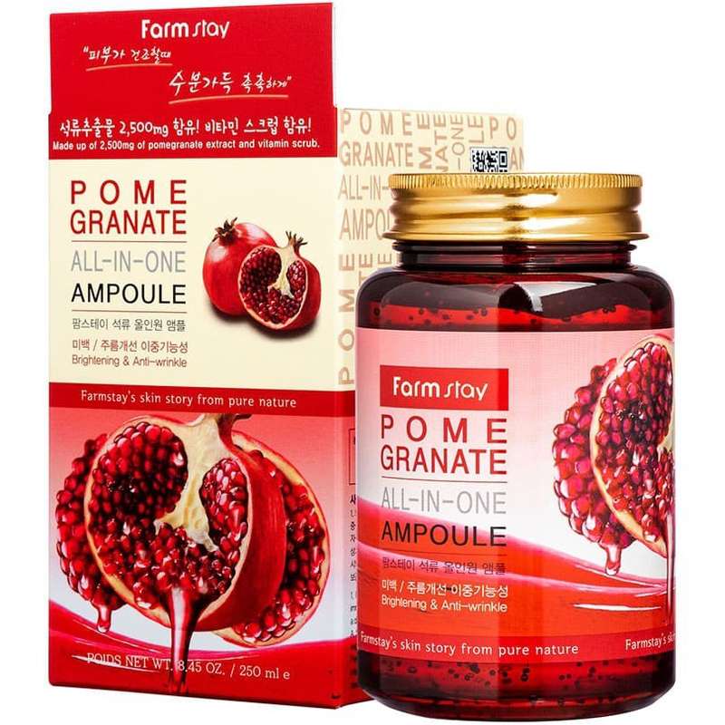 ژل ضد چروک فارم استی مدل Pomegranate All-in-one Intensive Moist حجم 250 میلی لیتر ژل ضد چروک فارم استی مدل Pomegranate All-in-one Intensive Moist حجم 250 میلی لیتر