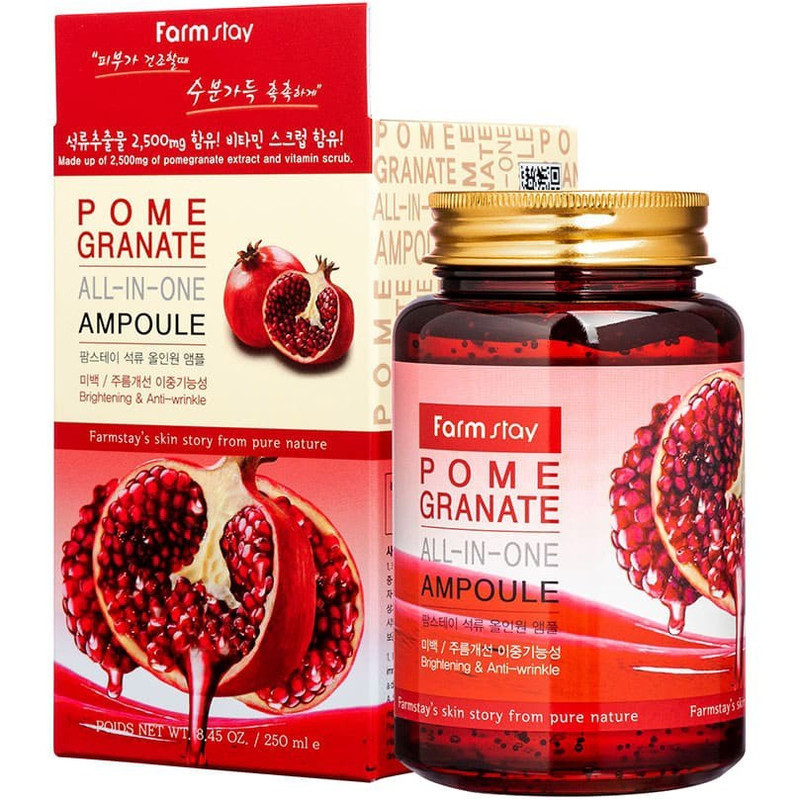 ژل ضد چروک فارم استی مدل Pomegranate All-in-one Intensive Moist حجم 250 میلی لیتر ژل ضد چروک فارم استی مدل Pomegranate All-in-one Intensive Moist حجم 250 میلی لیتر