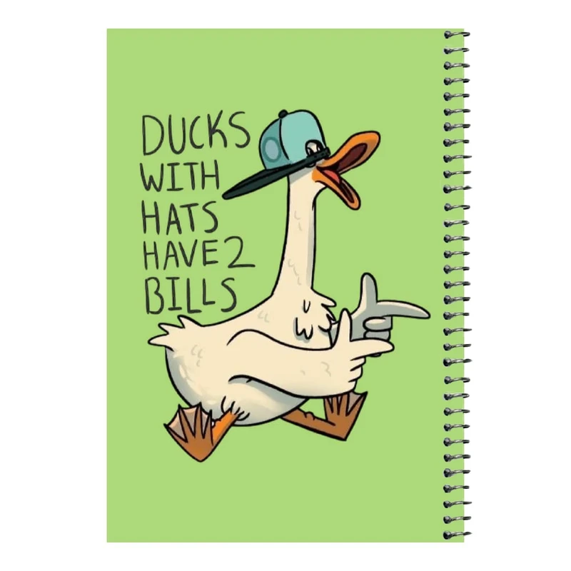 دفتر مشق 80 برگ اس جی مدل اردک کلاهدار    