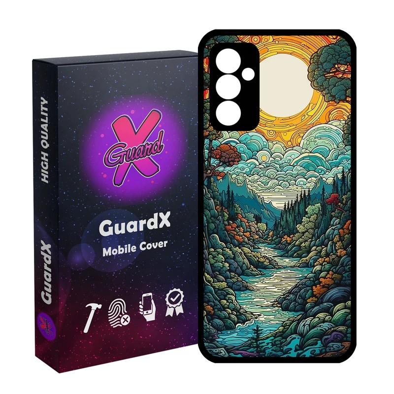 کاور گارد ایکس طرح منظره مدل Glass10767 مناسب برای گوشی موبایل سامسونگ Galaxy A54 / A54 5G