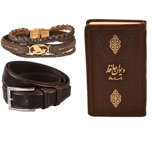 ست هدیه  طرح تولد دی  کهن چرم مدل m97-10