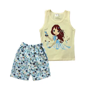 ست تاپ و شلوارک دخترانه مدل آدیگول