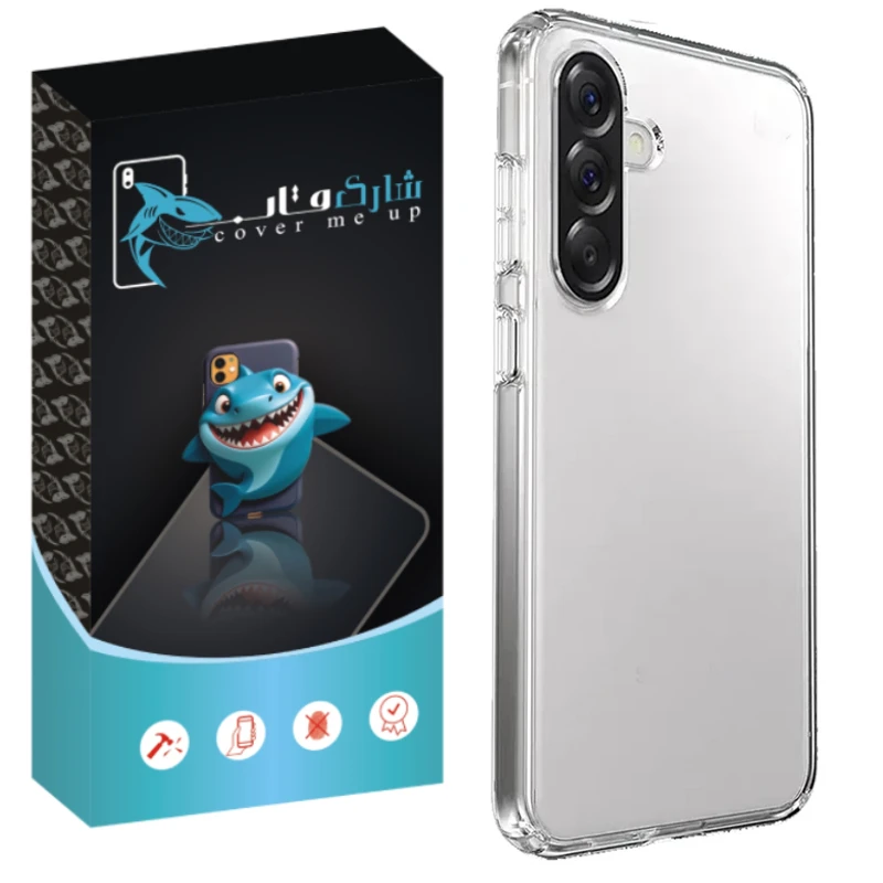 کاور شارک قاب مدل Crystal مناسب برای گوشی موبایل سامسونگ Galaxy A17