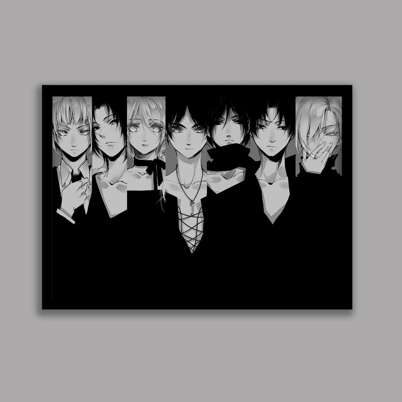 تابلو مدل انیمه اتک آن تایتان Attack on Titan کد LA-G10410-2