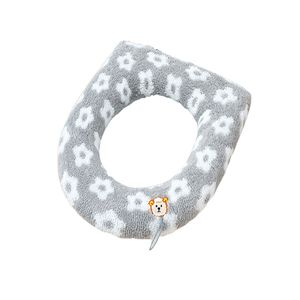 کاور توالت فرنگی طرح گلدار مدل 230