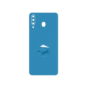 MAHOOT Minimal Paper Airplane Cover Sticker for Samsung Galaxy M30