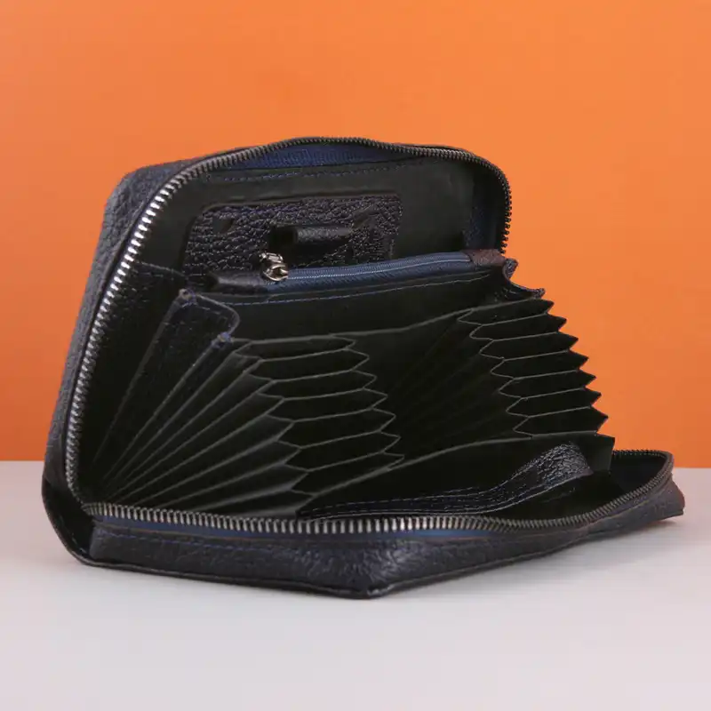 کیف پول چرم یلسان مدل غزال کد QZL-051-BF