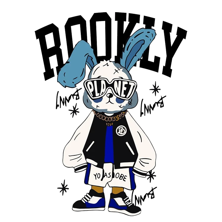 استیکر پارچه و لباس پاد آفرین مدل کارتونی کد S1616