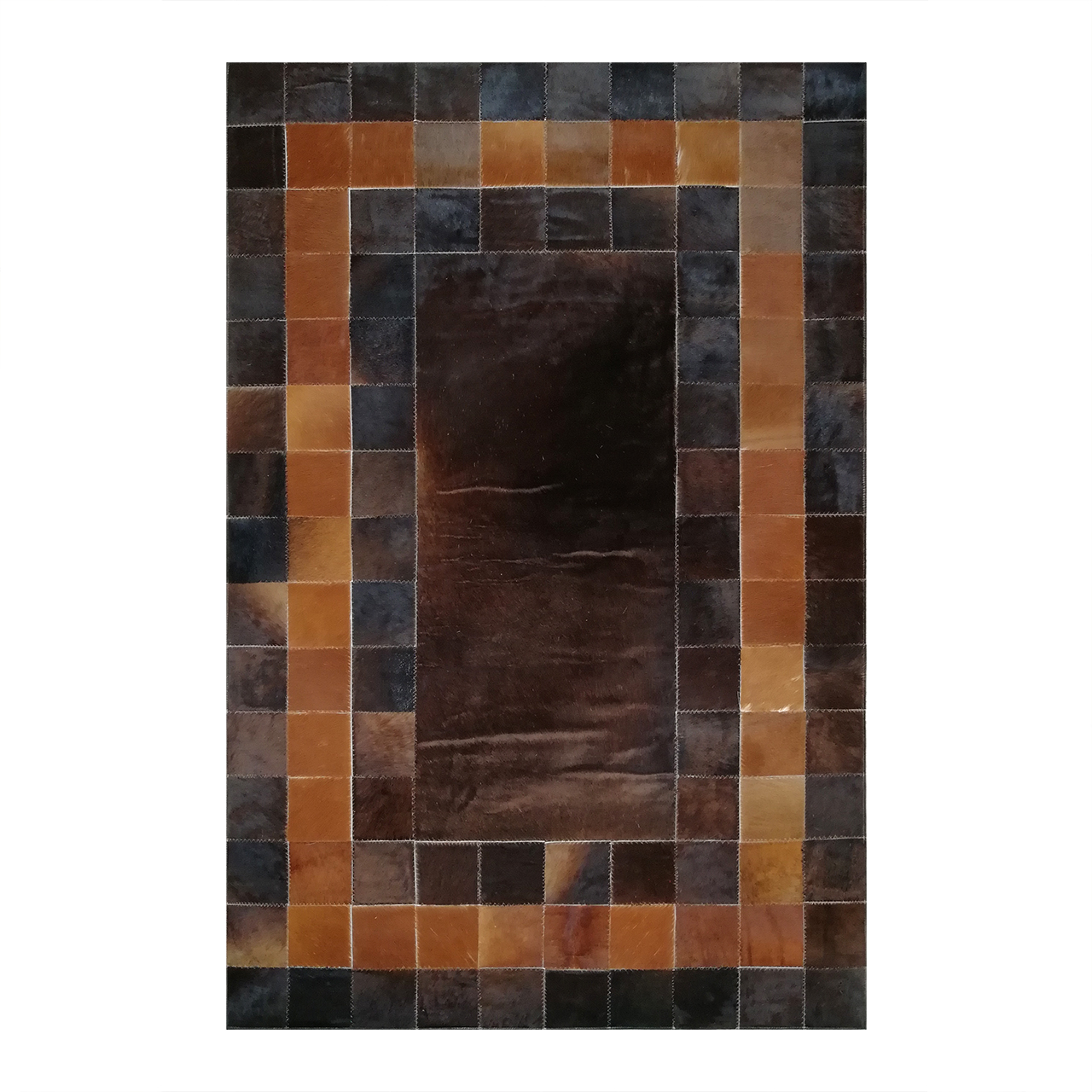 کلاژ فرش پوست و چرم کمالی مدل AD-0076