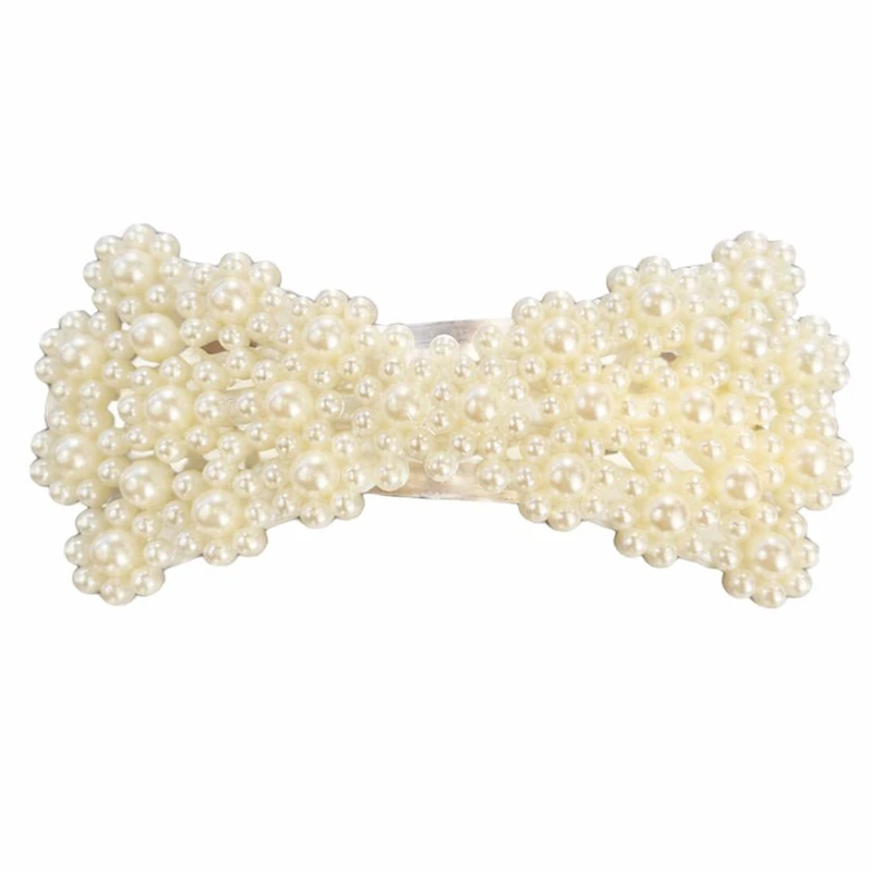 گیره مو زنانه مدل KNP-016 طرح مروارید