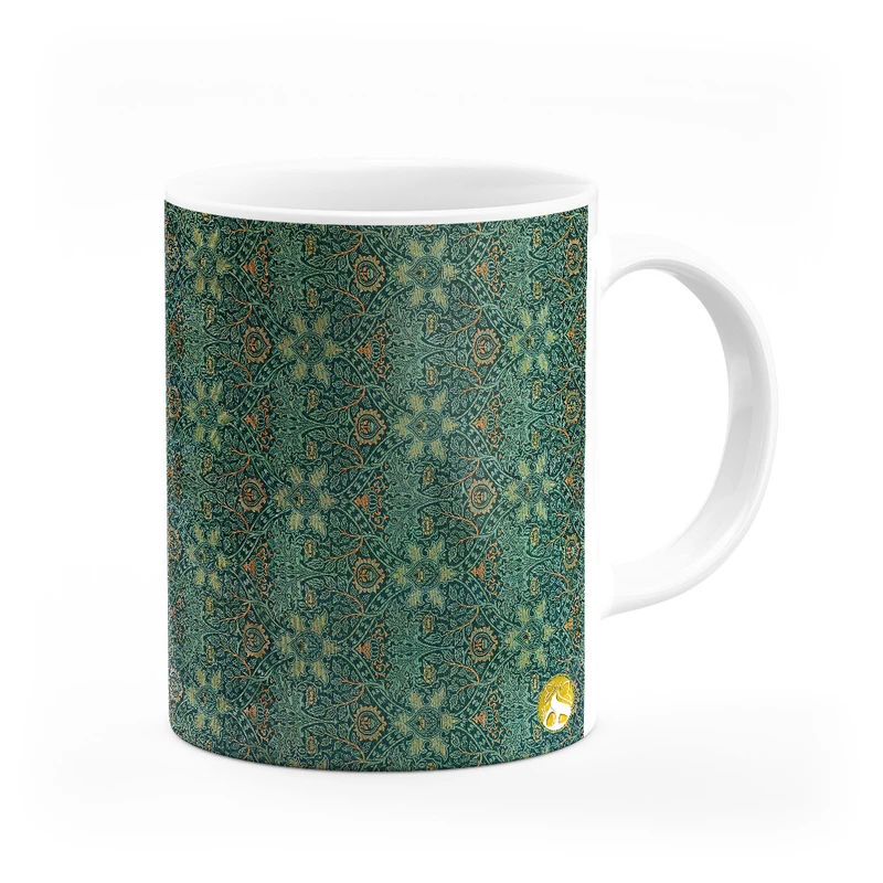 ماگ هومرو طرح فرش سنتی ایرانی مدل MG7899