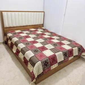 کاور لحاف ناتوسا مدل سنتی دو نفره سایز 200x220 سانتی متر