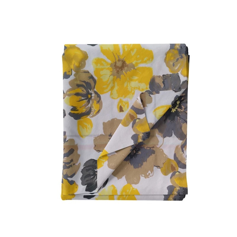 کاور لحاف مدل گلابتون آبرنگی دونفره سایز 210×220 سانتی متر