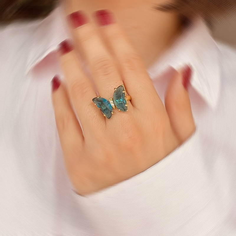 انگشتر زنانه مدل پروانه انگشتر زنانه مدل پروانه