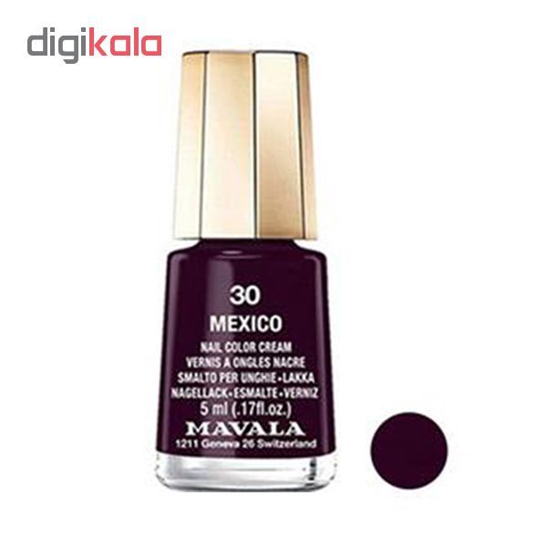 لاک ناخن ماوالا مدل MEXICO شماره 30 -  - 2