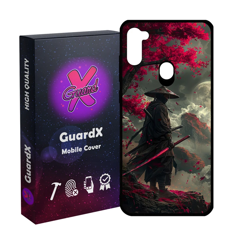 کاور گارد ایکس طرح سامورایی مدل Glass10804 مناسب برای گوشی موبایل سامسونگ Galaxy A11/M11