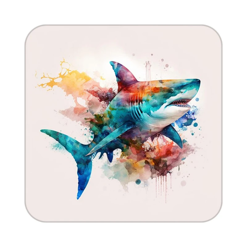 زیر لیوانی کاکتی طرح حیوانات رنگی مدل mp25397