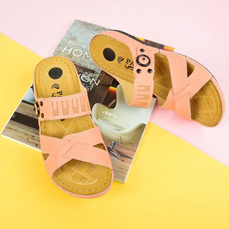 دمپایی زنانه مدل طبی سگکی کد KLBS.4019