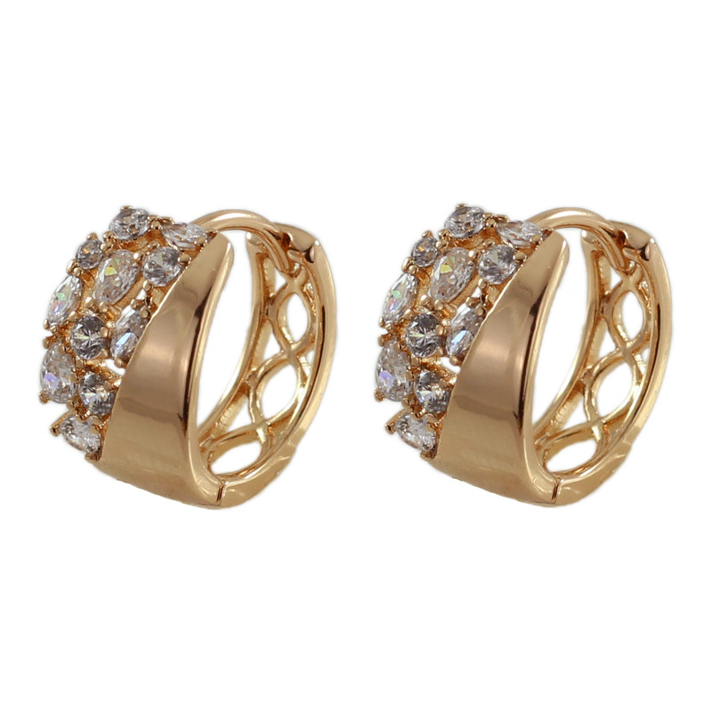 گوشواره زنانه ژوپینگ مدل سمانه کد AAC-115