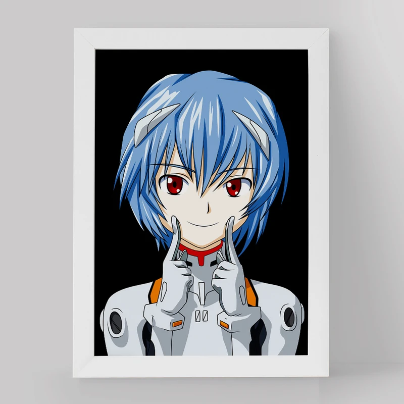 تابلو خندالو مدل ری آیانامی انیمه اونگلیون کد 13808