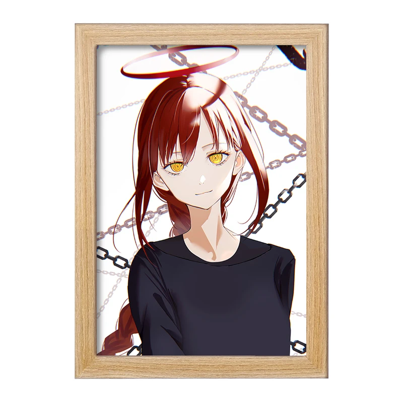 تابلو خندالو مدل ماکیما انیمه مرد اره ای Chainsaw Man  کد 17929