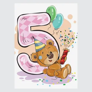کارت پستال ماهتاب طرح نوزاد 5 ماه کد 1644