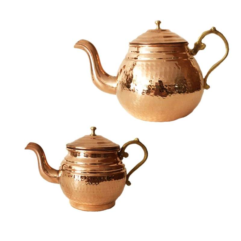 ست کتری و قوری مسی کد ZN57