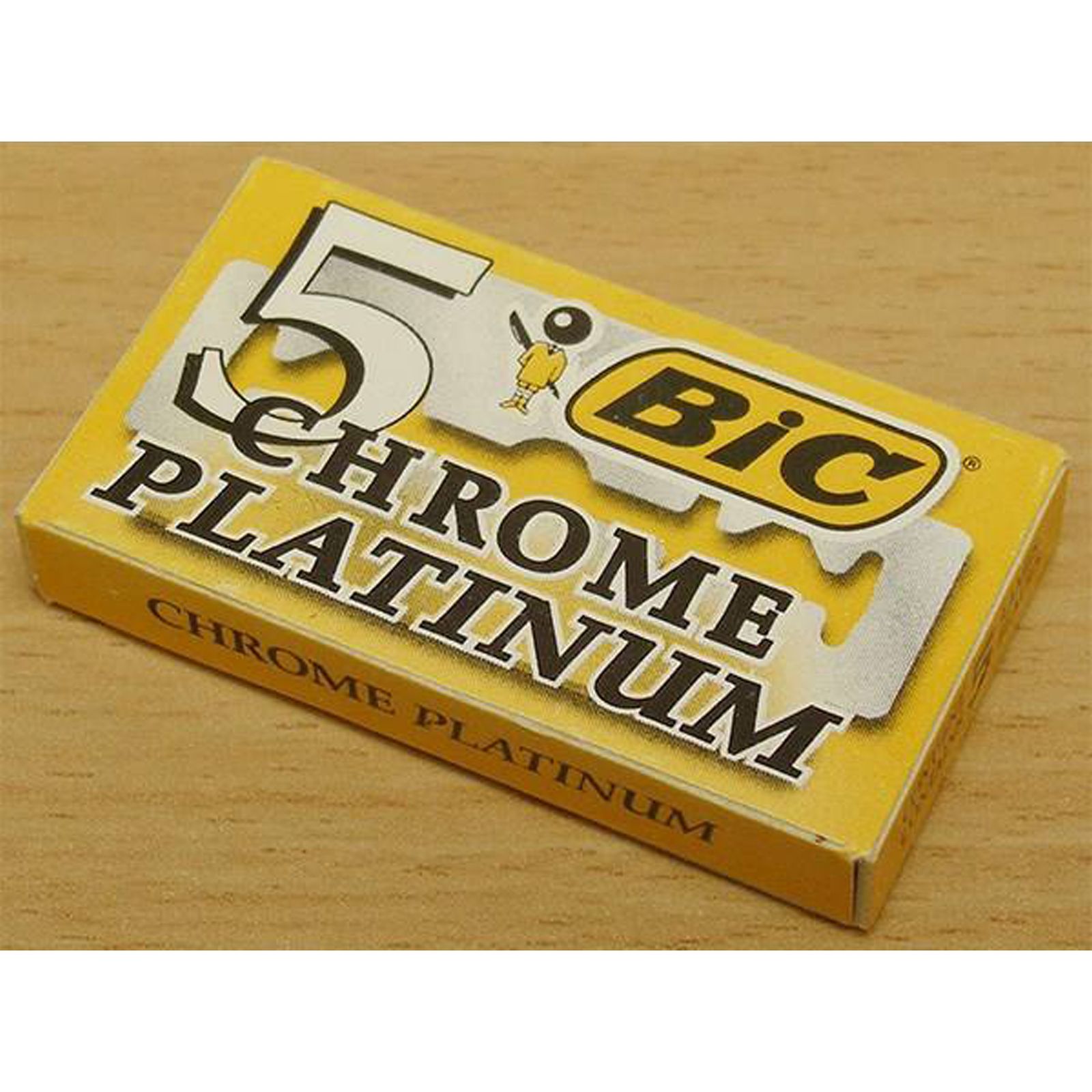 تیغ یدک سنتی بیک مدل Platinum Chromium Double Edge مجموعه 6 عددی -  - 4