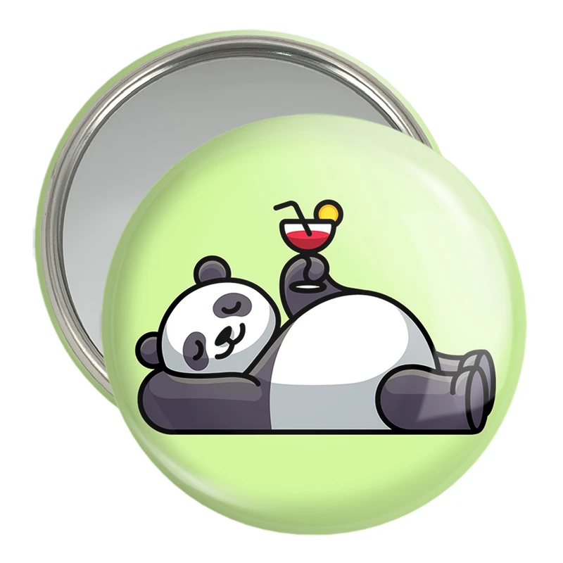 آینه جیبی خندالو مدل حیوانات بامزه پاندا کد 28364