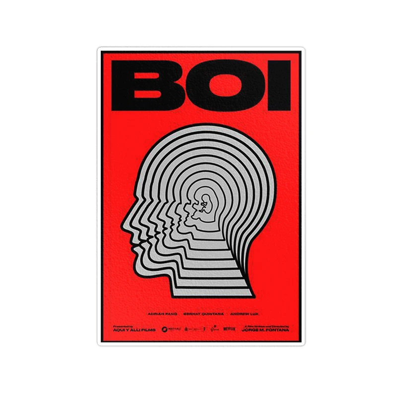   استیکر لپ تاپ ماسا دیزاین طرح BOI مدل STKA00247