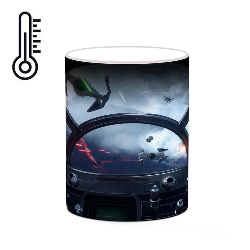 ماگ حرارتی کاکتی مدل بازی جنگ ستارگان Star Warsː TIE Fighter کد mgh30377