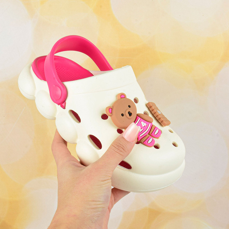 صندل زنانه مدل تدی بیسکویتی 4123