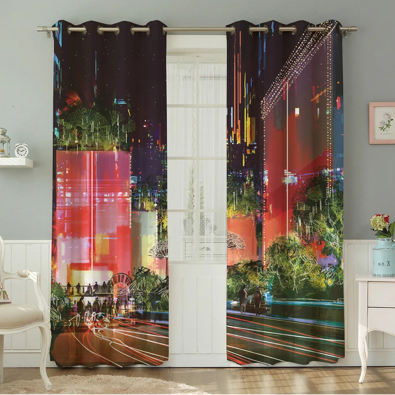 پرده نیروانا طرح مدرن  مدل مخمل کد 4709 سایز 140×280 سانتی متر