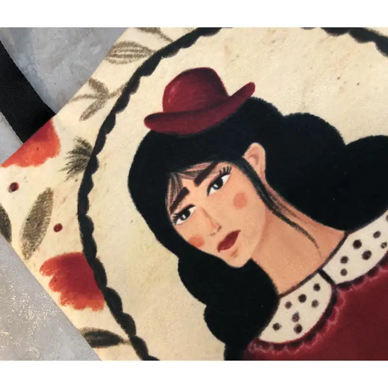 کیف دوشی زنانه مدل مخمل اسکارلت