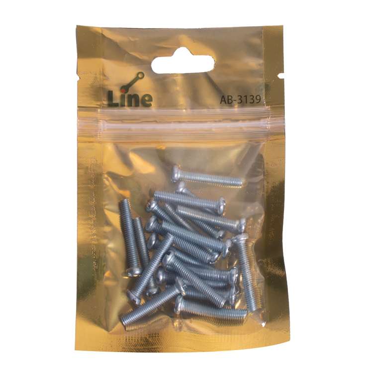 پیچ مهره خور لاین مدل AB-3139 بسته 20 عددی
