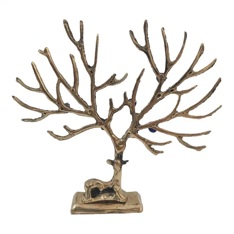 دکوری برنجی مدل گوزن چشم زخم کد H-2045