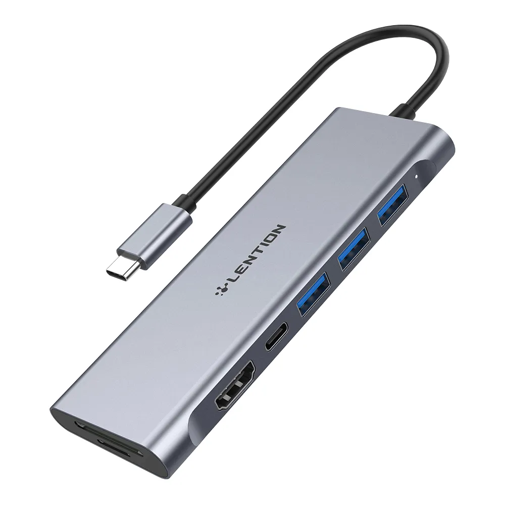هاب 7 پورت USB-C لنشن مدل C36B-HCR