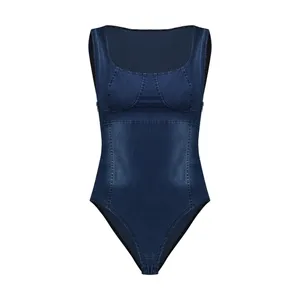 بادی زنانه پپا مدل Denim 