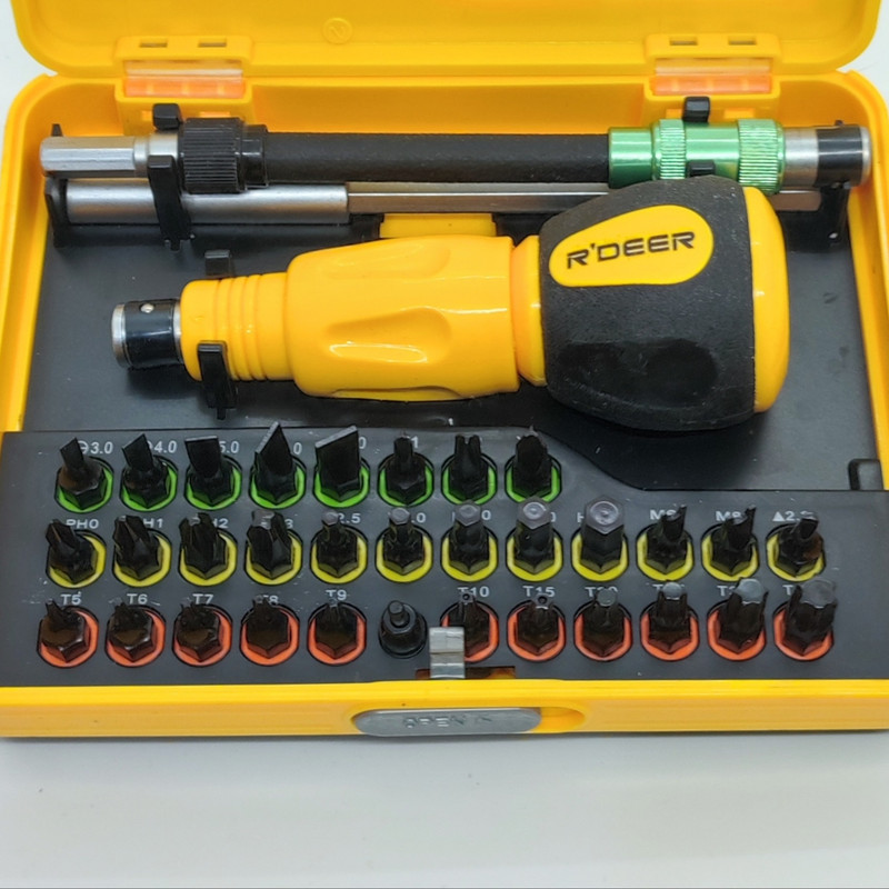 پیچ گوشتی و سری پیچ گوشتی  آردیر مدل 9172 مجموعه 34 عددی