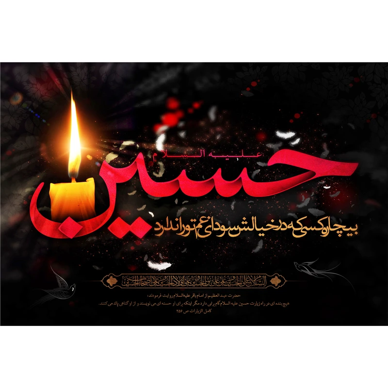 تابلو شاسی مدل بیچاره کسی که در سرش سودای غم تو را ندارد. حسین T2548