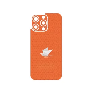 MAHOOT Minimalist origami bird Cover Sticker for Apple iPhone 15 Pro Max