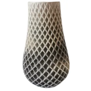 گلدان دکوری مدل لانه زنبوری طرح ابروبادی