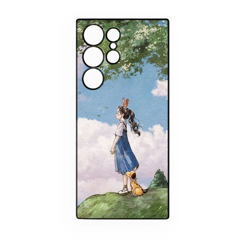 کاور طرح دخترانه کد 244 مناسب برای گوشی موبایل سامسونگ Galaxy S25 Ultra