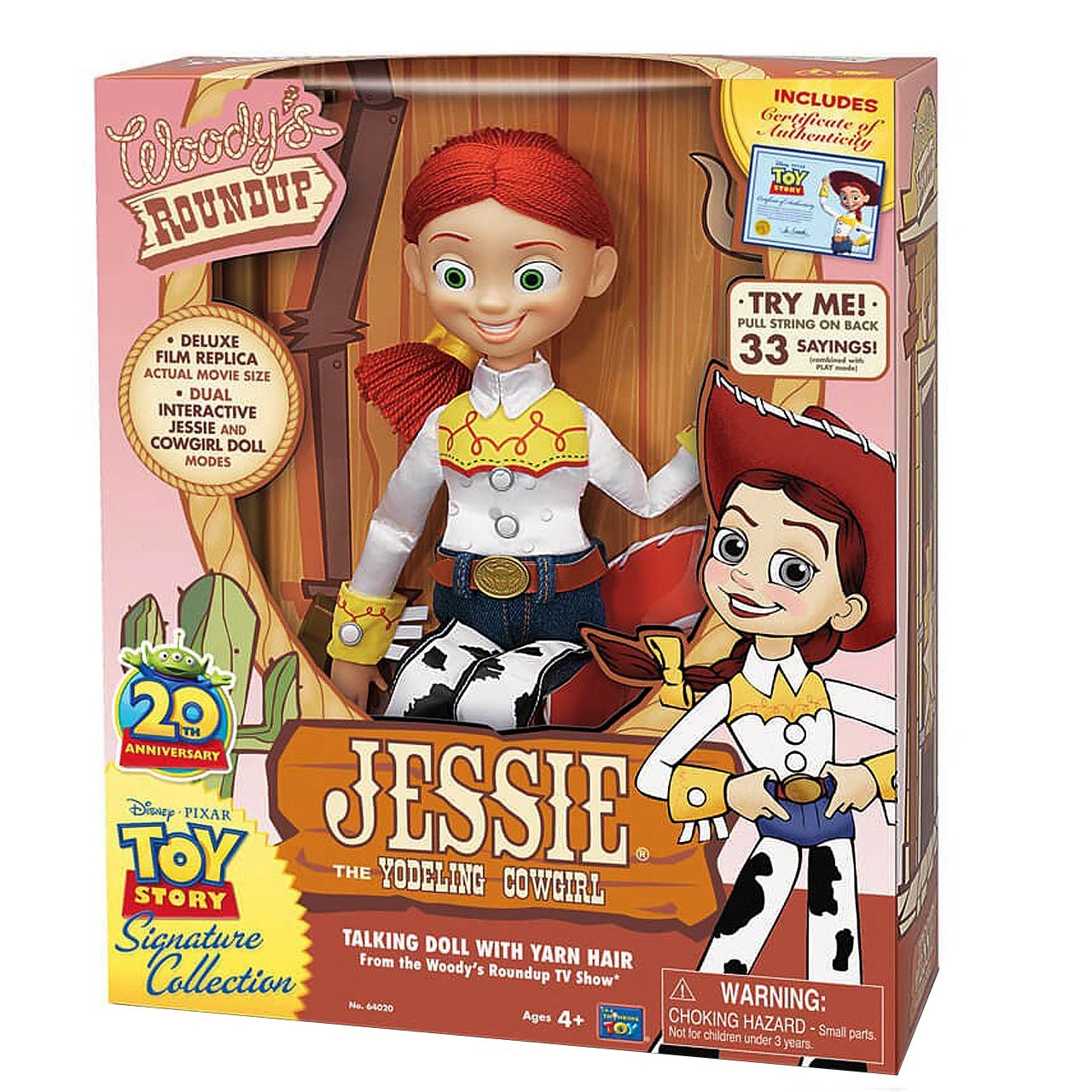 اکشن فیگور دیزنی پیکسار سری Toy Story 3 مدل Jessie Yodeling Cowgirl