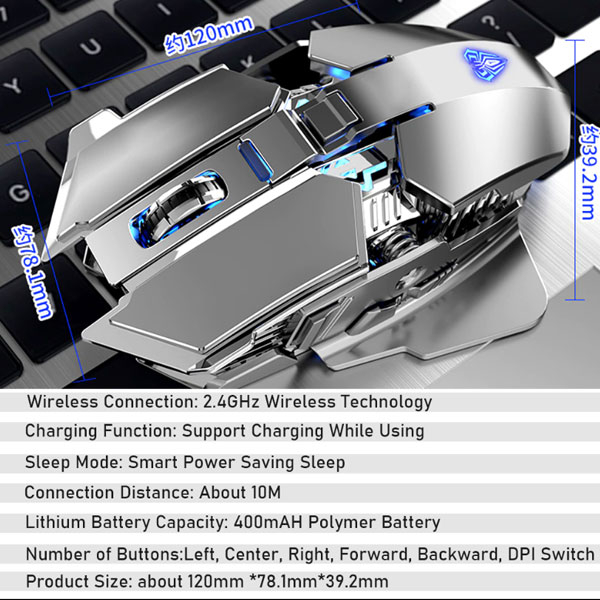 قیمت و خرید ماوس بی سیم مخصوص بازی آئولا مدل SC300