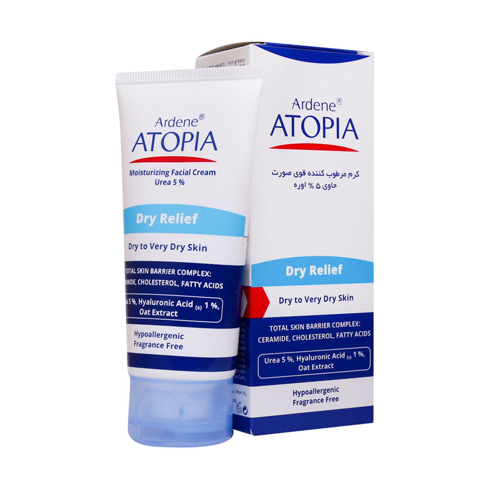 کرم مرطوب‌کننده صورت آردن آتوپیا مدل Dry Relief حجم 50 میلی‌لیتر -  - 5