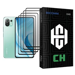 Ricomm CH Glass MIX004 Screen Protector For Xiaomi Mi 11 Lite 5G Pack Of 4