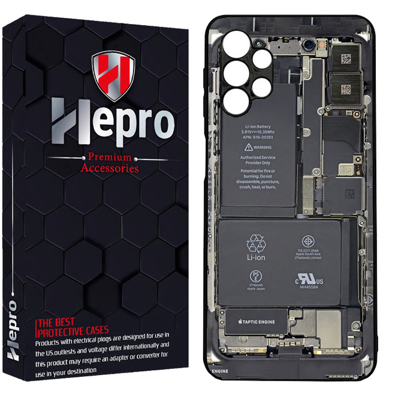 کاور هپرو طرح گوشی باز شده کد Dimo-761 مناسب برای گوشی موبایل سامسونگ Galaxy A32 5G