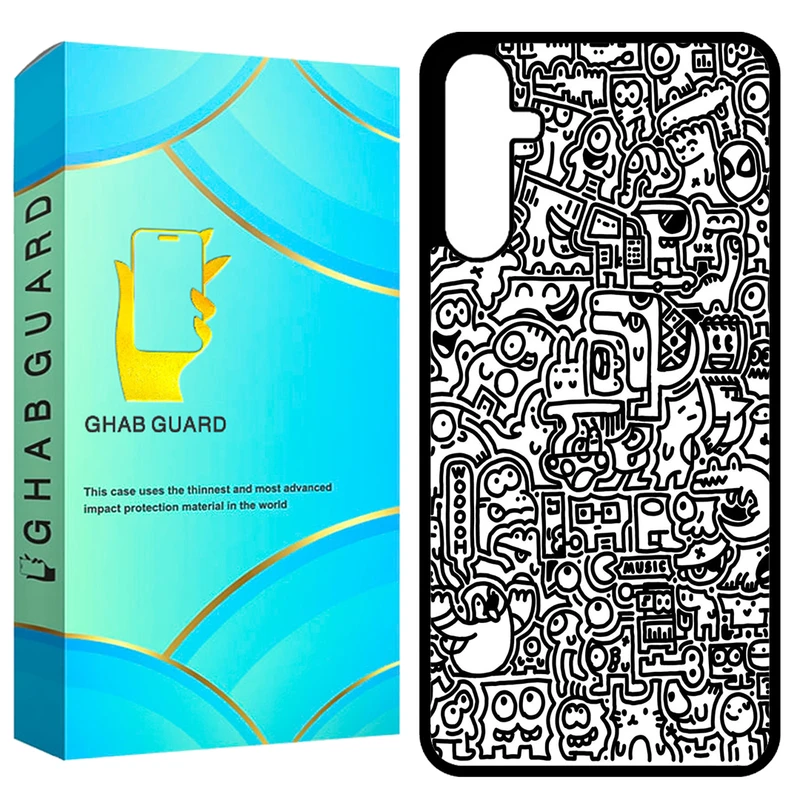 کاور قاب گارد طرح نقاشی مدل GCHPA14 مناسب برای گوشی موبایل سامسونگ Galaxy A14 4G / A14 5G / M14 5G   